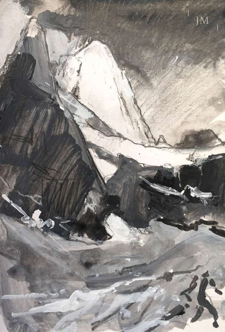 Fitz Roy study, last light